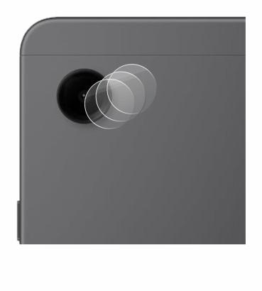 Abbildung des Geräts Samsung Galaxy Tab A9 WiFi (NUR Kameraschutz) mit einer Vielzahl des Displayschutzes.
