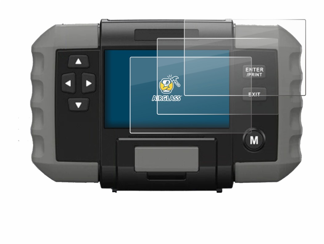 Image of the device Topdon BT 600 with a wide variety of screen protectors.
