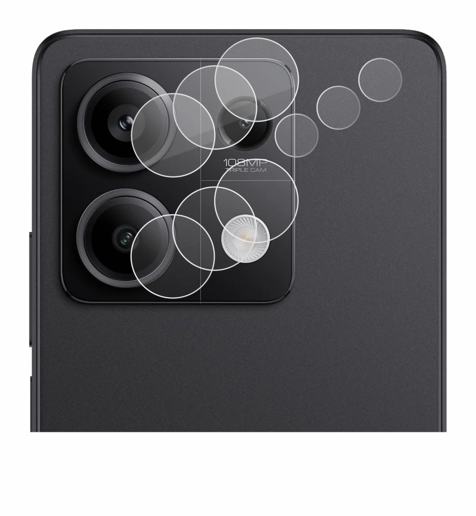 Imagen del dispositivo Xiaomi Redmi Note 13 Pro 5G (SÓLO Cámara) con una amplia variedad de protectores de pantalla.