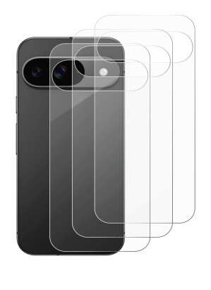 Image of the device Google Pixel 9 (Back) with a wide variety of screen protectors.