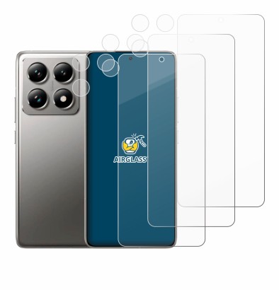 Image de l'appareil Xiaomi 14T Pro (Avant+Caméra) avec une grande variété de protections d'écran.