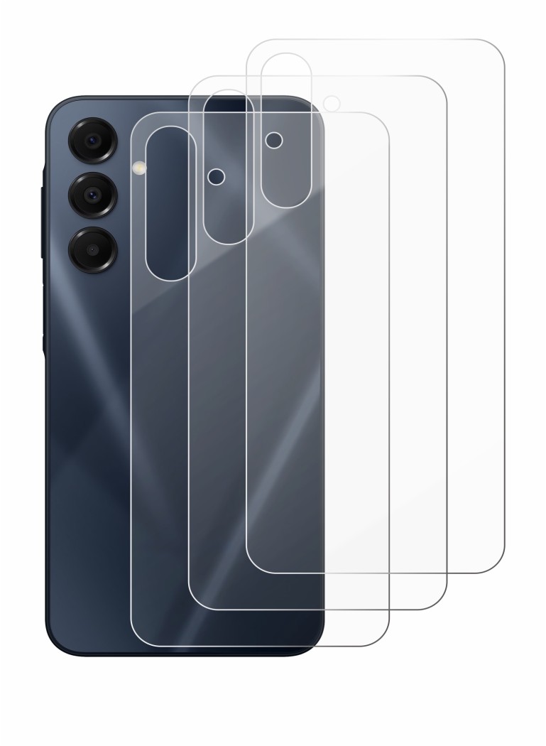 Imagen del dispositivo Samsung Galaxy A16 5G (Trasero) con una amplia variedad de protectores de pantalla.