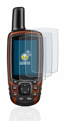 Image of the device Garmin GPSMAP 64s with a wide variety of screen protectors.