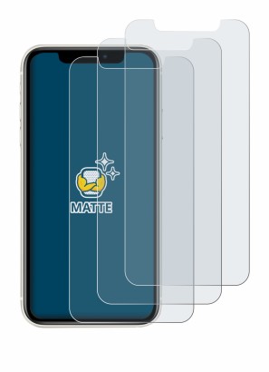 Image of the device Apple iPhone 11 with a wide variety of screen protectors.