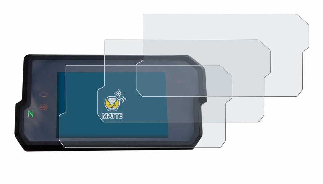 Image of the device KTM 125 / 390 Duke 2017+ with a wide variety of screen protectors.