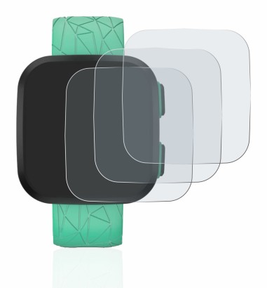 Immagine del dispositivo Garmin Bounce con un'ampia varietà di protezioni per lo schermo.