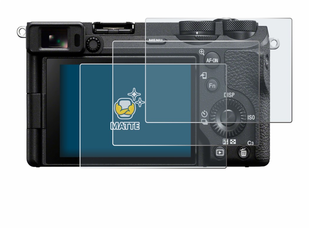 Imagen del dispositivo Sony Alpha 6700 con una amplia variedad de protectores de pantalla.