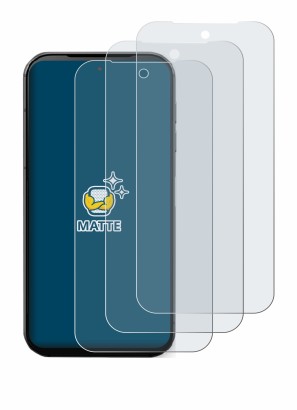 Imagen del dispositivo Fairphone 5 con una amplia variedad de protectores de pantalla.