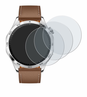 Abbildung des Geräts Huawei Watch GT 4 (46mm) mit einer Vielzahl des Displayschutzes.