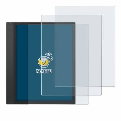 Abbildung des Geräts Boox Note Air 3 C mit einer Vielzahl des Displayschutzes.