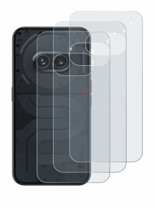 Image of the device Nothing Phone (2a) (Back) with a wide variety of screen protectors.