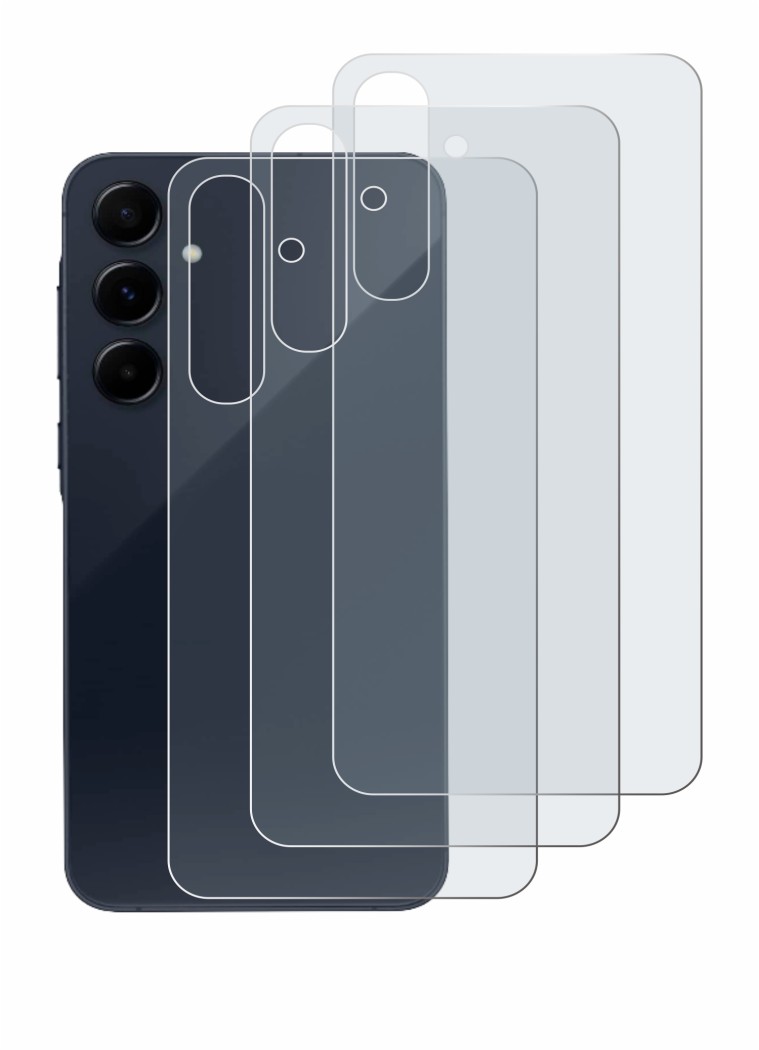 Image of the device Samsung Galaxy A55 5G (Back) with a wide variety of screen protectors.