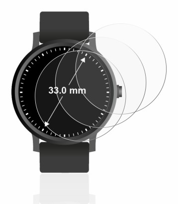 Image of the device Watches (Circular, ø: 33 mm) with a wide variety of screen protectors.