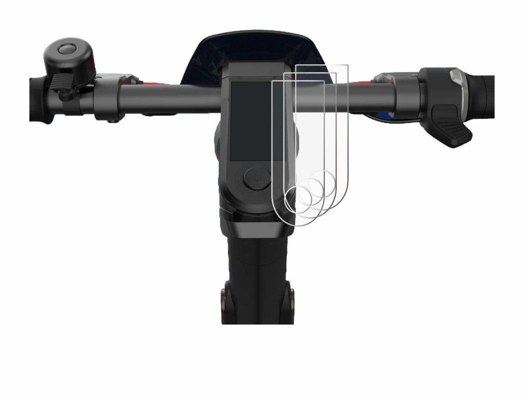 Image de l'appareil NIU KQi3 Pro avec une grande variété de protections d'écran.