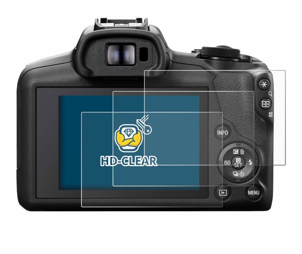 Imagen del dispositivo Canon EOS R100 con una amplia variedad de protectores de pantalla.