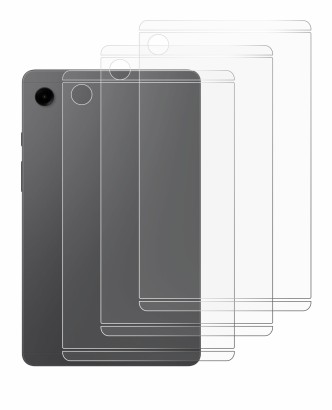 Image de l'appareil Samsung Galaxy Tab A9 WiFi (Arrière) avec une grande variété de protections d'écran.