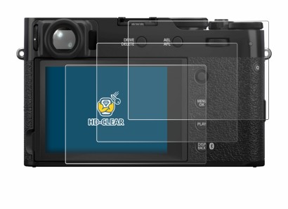 Immagine del dispositivo Fujifilm X100VI con un'ampia varietà di protezioni per lo schermo.