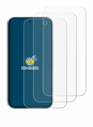 Abbildung des Geräts Google Pixel 9 mit einer Vielzahl des Displayschutzes.