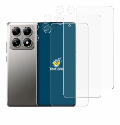 Image de l'appareil Xiaomi 14T Pro (Avant+Caméra) avec une grande variété de protections d'écran.