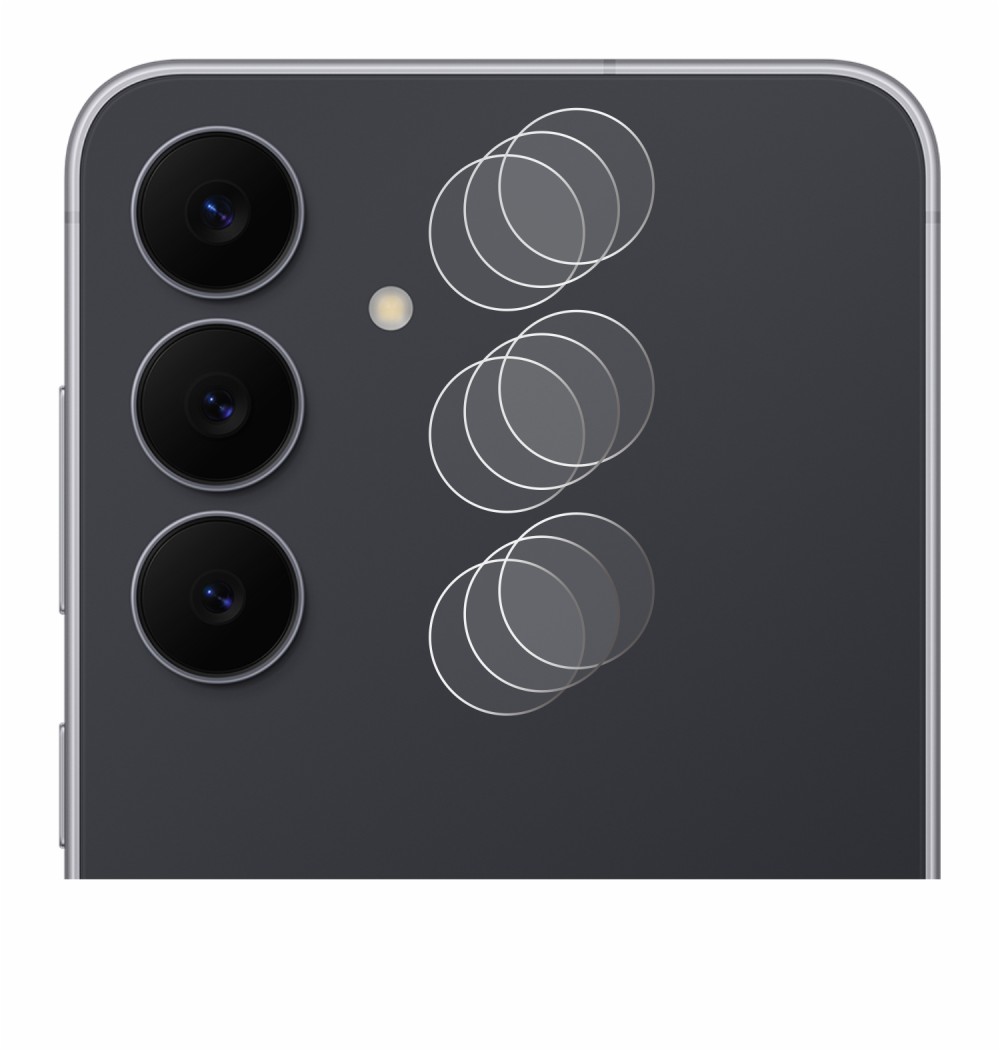 Image of the device Samsung Galaxy S25 FE (ONLY Camera Lens) with a wide variety of screen protectors.