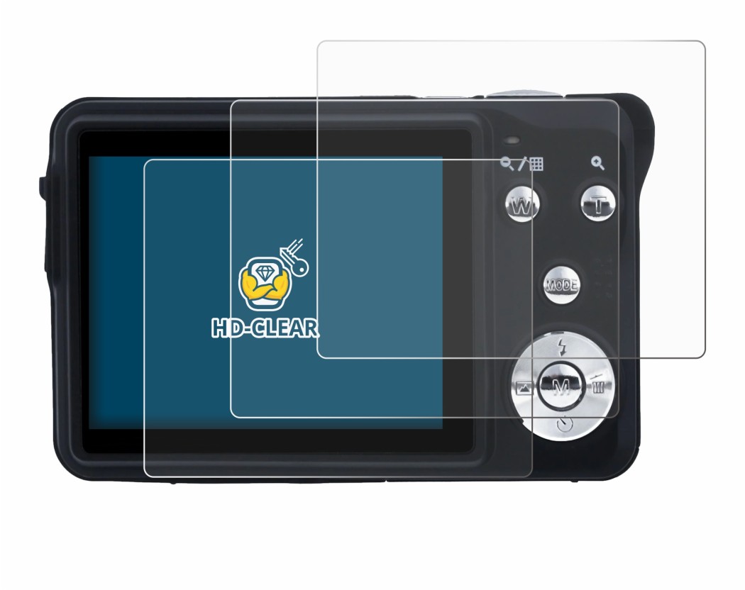 Image of the device Rollei Compactline 880 with a wide variety of screen protectors.