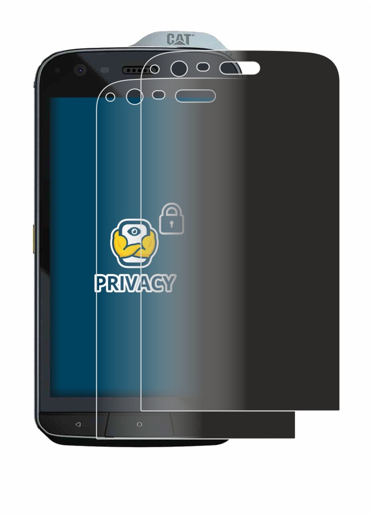 Abbildung des Geräts Caterpillar Cat S61 mit einer Vielzahl des Displayschutzes.