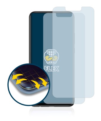 Immagine del dispositivo Huawei P smart Plus 2018 con un'ampia varietà di protezioni per lo schermo.