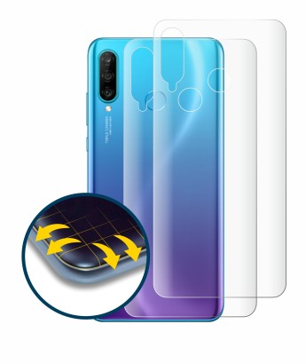 Image of the device Huawei P30 lite (Back) with a wide variety of screen protectors.