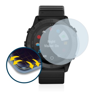 Image of the device Garmin Tactix Delta with a wide variety of screen protectors.