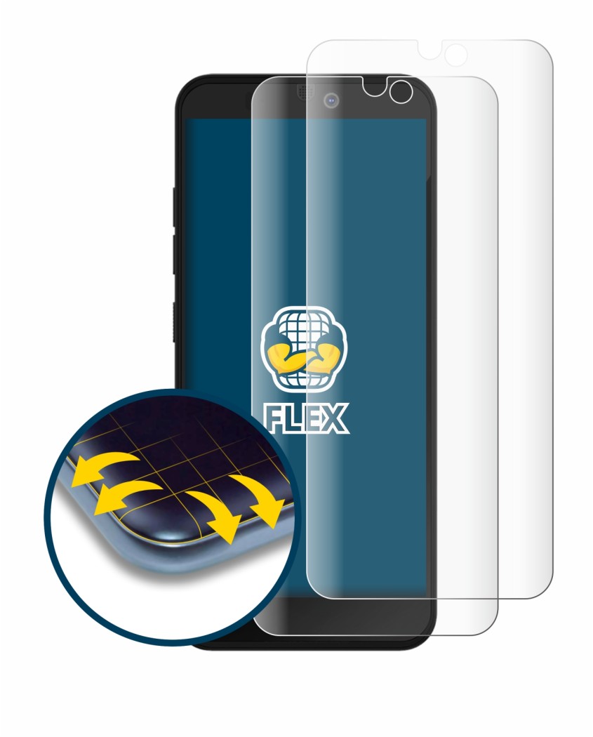 Imagen del dispositivo Fairphone 3 Plus con una amplia variedad de protectores de pantalla.