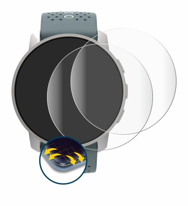 Imagen del dispositivo Suunto 9 Peak con una amplia variedad de protectores de pantalla.