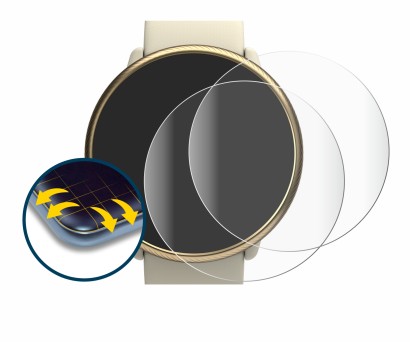 Abbildung des Geräts Polar Ignite 2 mit einer Vielzahl des Displayschutzes.