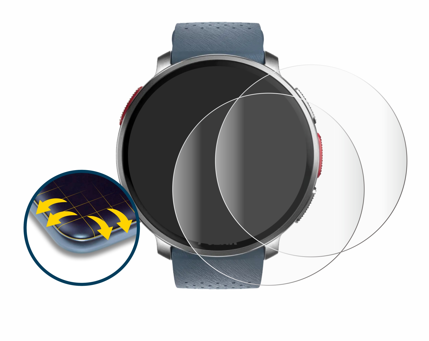Schutzfolie für Apple Garmin Xplora Samsung Suunto Huami - Zdjęcie 97 z 202