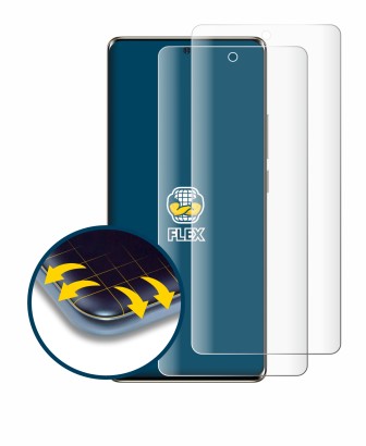 Abbildung des Geräts Ulefone Note 17 Pro mit einer Vielzahl des Displayschutzes.