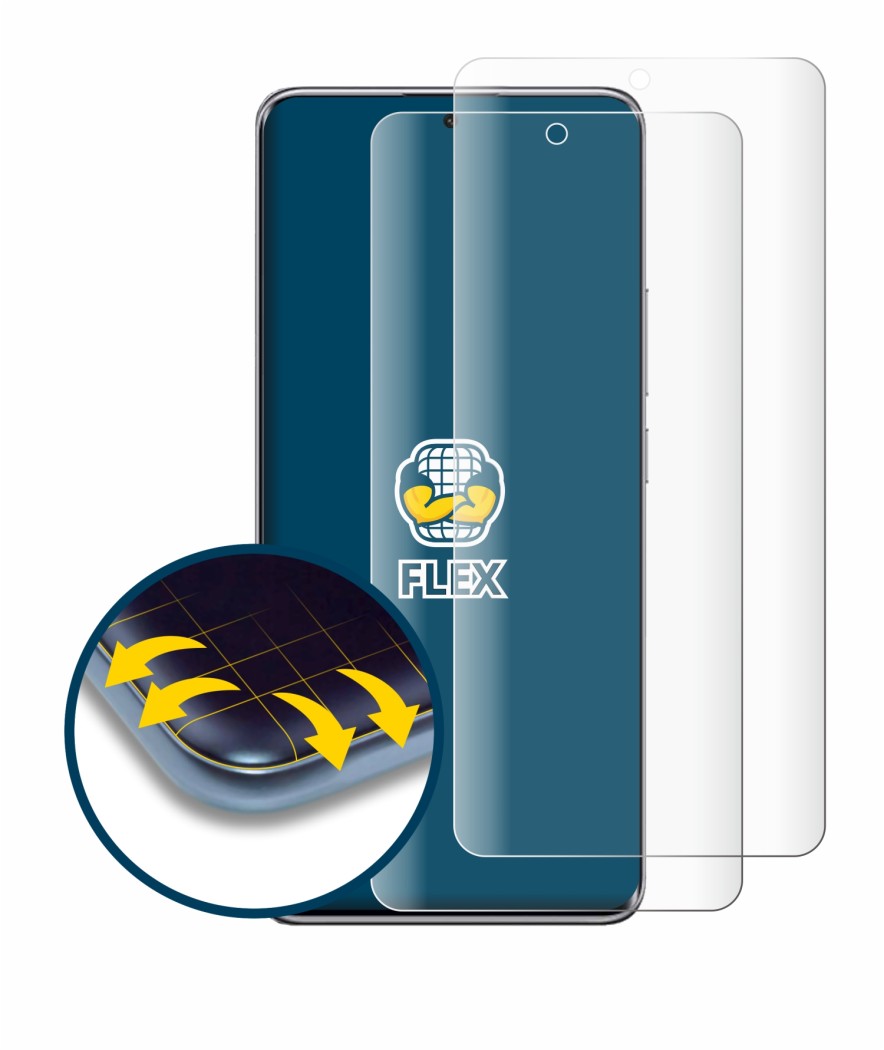 Image of the device Xiaomi Redmi Note 14 Pro Plus with a wide variety of screen protectors.