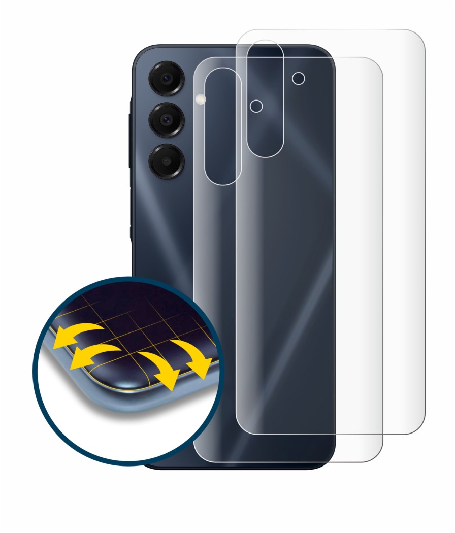 Image of the device Samsung Galaxy A16 5G (Back) with a wide variety of screen protectors.