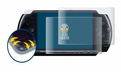 Image de l'appareil Sony PSP 3004 avec une grande variété de protections d'écran.