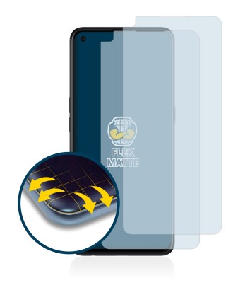 Abbildung des Geräts Oppo Find X3 Lite mit einer Vielzahl des Displayschutzes.