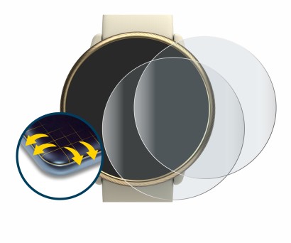 Abbildung des Geräts Polar Ignite 2 mit einer Vielzahl des Displayschutzes.