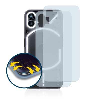 Imagen del dispositivo Nothing Phone (1) (Trasero) con una amplia variedad de protectores de pantalla.
