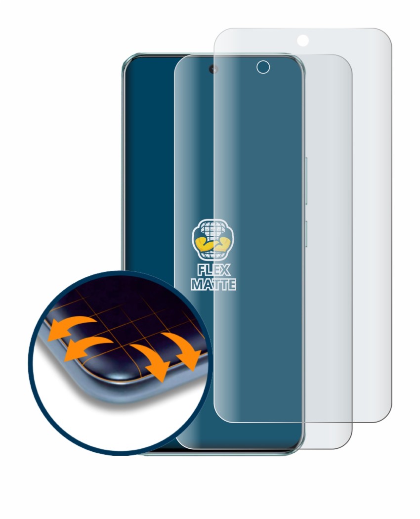 2x BROTECT Flex Matte Full-Cover Protection D'écran Intégral Mat Pour Honor 90