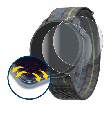 Imagen del dispositivo Coros Pace 3 con una amplia variedad de protectores de pantalla.