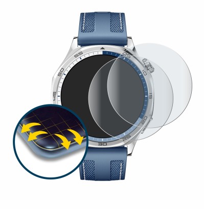 Image of the device Huawei Watch GT 5 (46 mm) with a wide variety of screen protectors.