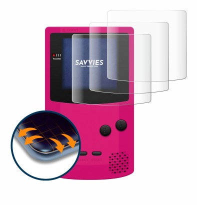 Image of the device Nintendo Gameboy Color with a wide variety of screen protectors.