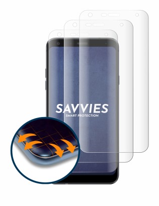 Imagen del dispositivo LG Q7 con una amplia variedad de protectores de pantalla.