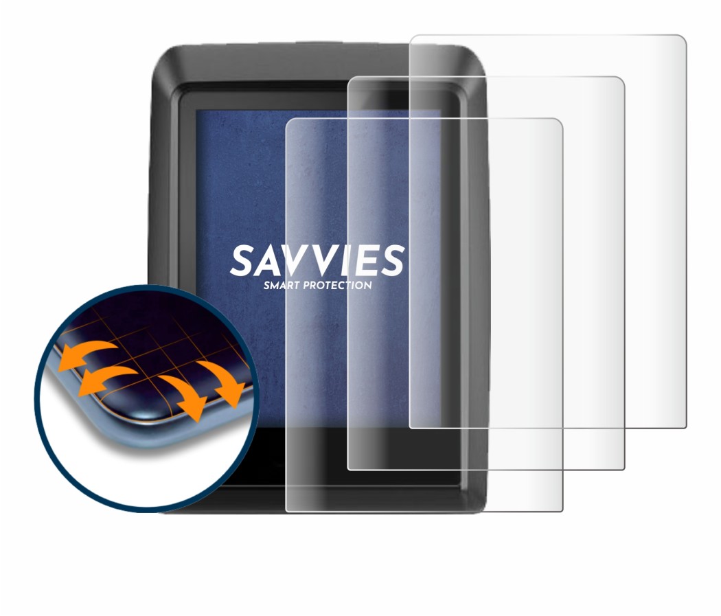 4x Savvies SF85 Full-Screen für Bosch Kiox 500