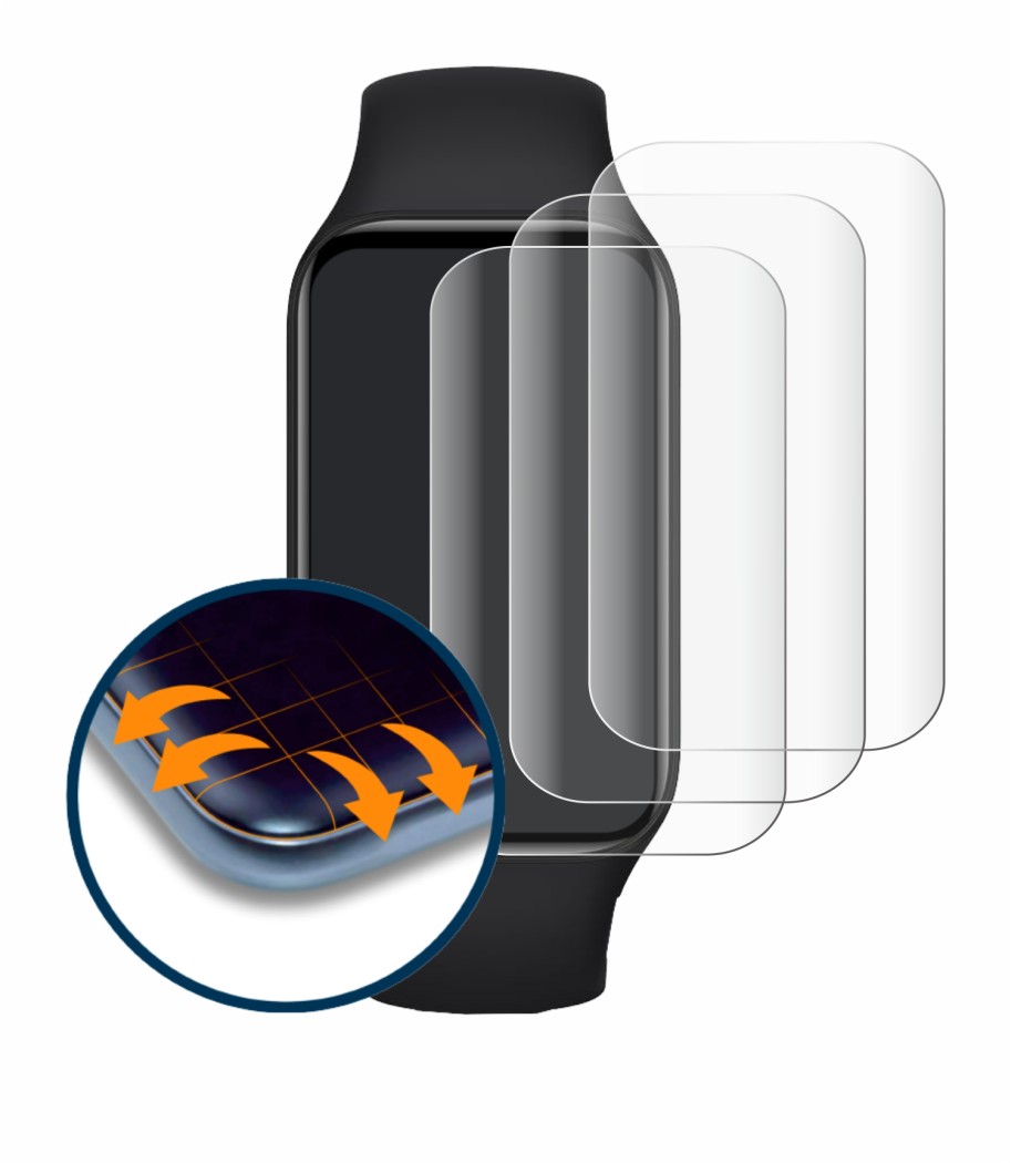 Image of the device Xiaomi Smart Band 8 Active with a wide variety of screen protectors.