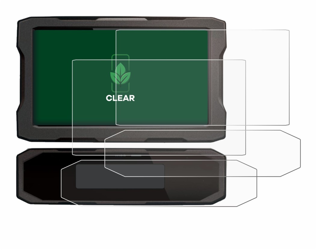 Abbildung des Geräts Honda CRF1100L 2020 Tachoanzeige mit einer Vielzahl des Displayschutzes.