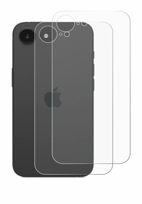Imagen del dispositivo Apple iPhone 17e (Trasero) con una amplia variedad de protectores de pantalla.