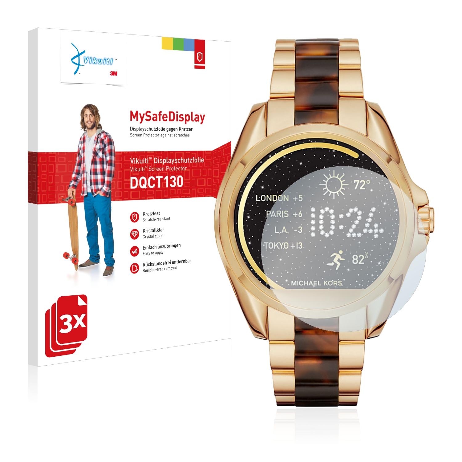 michael kors bradshaw smartwatch screen protector
